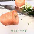 フォークで簡単♫短い野菜等のピーラー