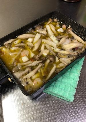 玉子焼き器でアヒージョ風-レシピのメイン写真