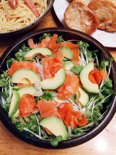 スモークサーモン アボカド サラダ-レシピのメイン写真