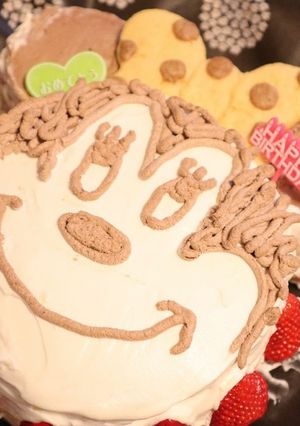 ★チョコ不使用★ミニーデコケーキ-レシピのメイン写真