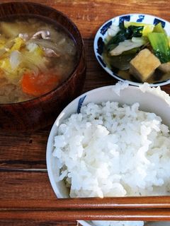 一人暮らしʕ·ᴥ·ʔ豚汁-レシピのメイン写真