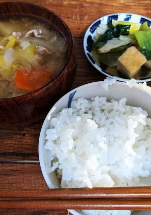 一人暮らしʕ·ᴥ·ʔ豚汁-レシピのメイン写真