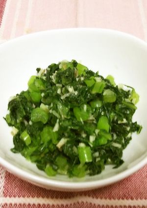 簡単!!大根菜のさっと和え。。☆☆-レシピのメイン写真