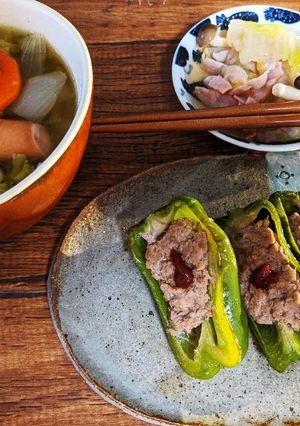 一人暮らしʕ·ᴥ·ʔコンソメスープ①-レシピのメイン写真