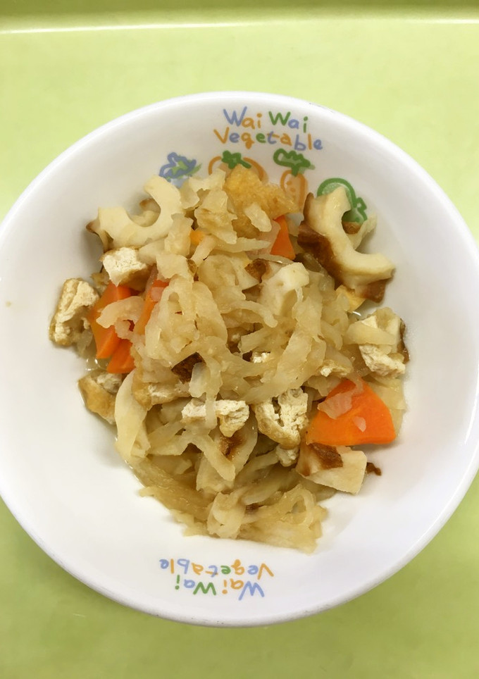 【保育園給食】切り干し大根の煮物-レシピのメイン写真