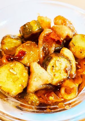鶏皮とキュウリのアチャール-レシピのメイン写真