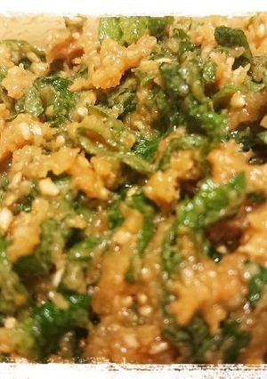ご飯のお供☆大葉みそ-レシピのメイン写真