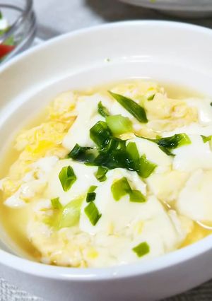 簡単♪豆腐のふわふわ卵とじ-レシピのメイン写真