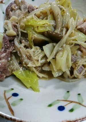 豚肉とキノコの味噌炒め-レシピのメイン写真