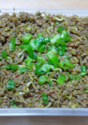 ヘルシー!エコ!あまり野菜入り鶏そぼろ!-レシピのメイン写真