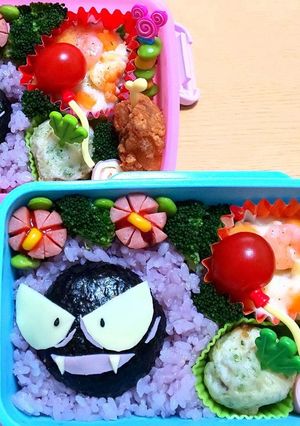 キャラ弁 ポケモン ゴース-レシピのメイン写真