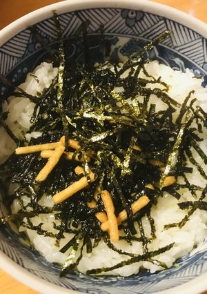 お茶漬けの素●刻み海苔でボリュームプラス-レシピのメイン写真