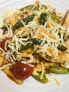 鶏肉とアスパラのはちみつケチャップ炒め-レシピのメイン写真