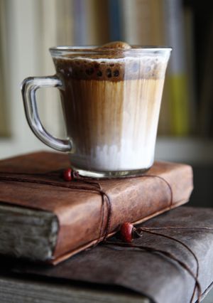 ダルゴナコーヒー無糖!ホット!-レシピのメイン写真