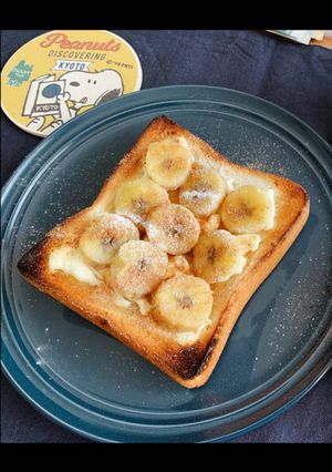 うまうま♡バナナチーズハニートースト-レシピのメイン写真