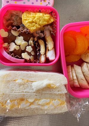 学童のお弁当 ③小1女子 春休み-レシピのメイン写真