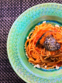 茄子のトマトソースパスタ-レシピのメイン写真