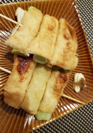 ジューシー☆長ネギの薄揚げ焼き-レシピのメイン写真