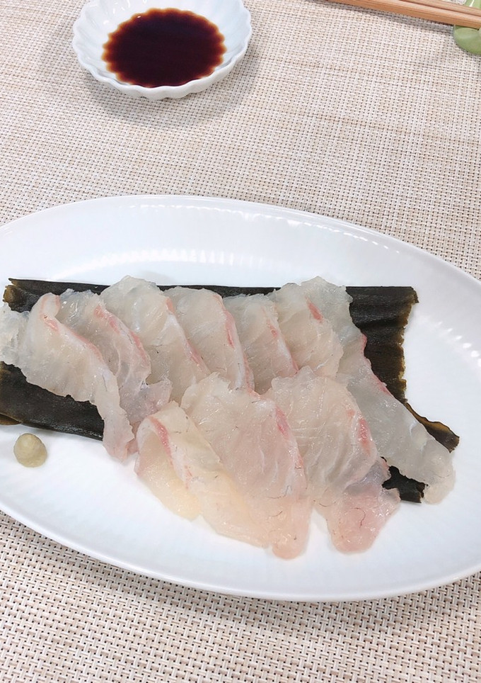 意外と超簡単　鯛の昆布締め-レシピのメイン写真