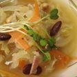 野菜がたっぷり食べられるスープ。