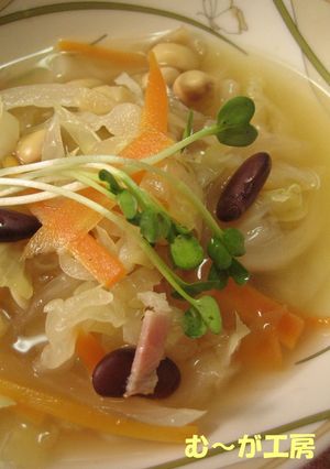 野菜がたっぷり食べられるスープ。-レシピのメイン写真