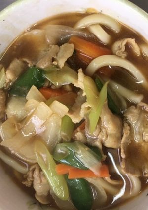 カレーうどん-レシピのメイン写真