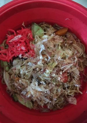 油もフライパンもいらない☆簡単焼きそば-レシピのメイン写真