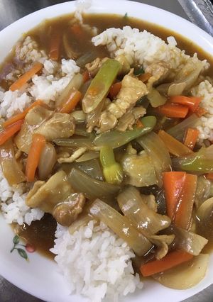 カレー丼-レシピのメイン写真