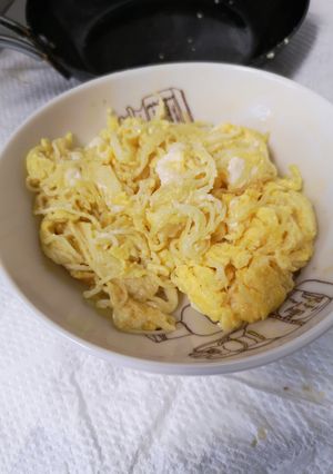 時短　卵そーめんチャンプルー-レシピのメイン写真