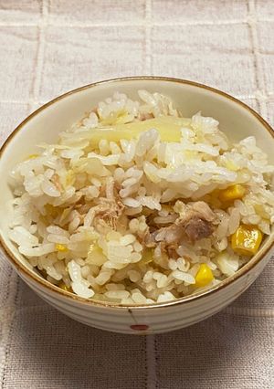 ☆キャベツ・コーン・ツナの炊き込みご飯☆-レシピのメイン写真