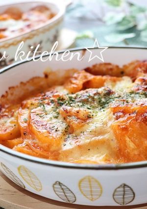 鱈とじゃがいものトマトグラタン-レシピのメイン写真