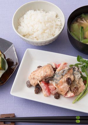 鮭と野菜のレーズンマリネ風-レシピのメイン写真
