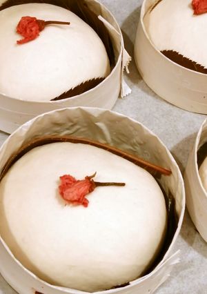 桜のイングリッシュマフィン-レシピのメイン写真