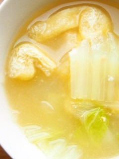 白菜と玉ねぎの味噌汁♪-レシピのメイン写真