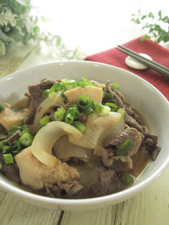 牛肉とくずし高野豆腐の甘辛煮-レシピのメイン写真
