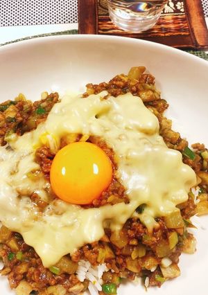 野菜とニンニクたっぷりドライカレー-レシピのメイン写真