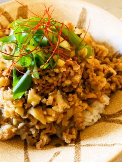 お箸が止らない「キノコとひき肉そぼろ」♡-レシピのメイン写真