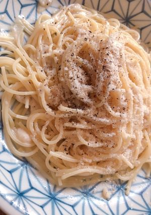 レンチンパスタでカチョエペペ-レシピのメイン写真
