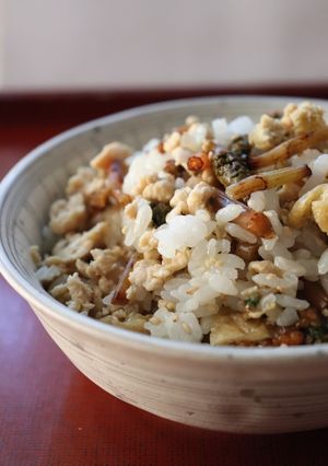 美味♪土筆サッと煮で混ぜご飯（もぶり飯）-レシピのメイン写真