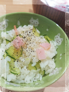 簡単&時短!きゅうりとハムの混ぜご飯-レシピのメイン写真