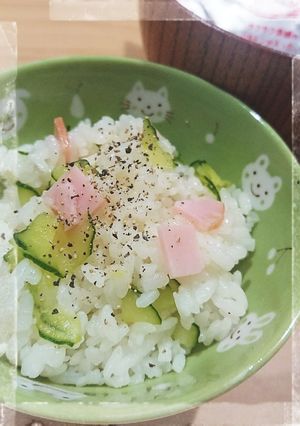 簡単&時短！きゅうりとハムの混ぜご飯-レシピのメイン写真