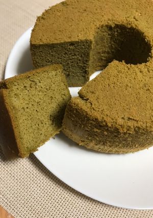 簡単！低糖質☆抹茶シフォンケーキ-レシピのメイン写真