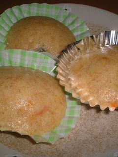 ホットケーキミックスで『煮物』蒸しパン-レシピのメイン写真