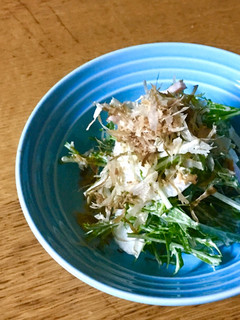 新玉ねぎと水菜のサラダ-レシピのメイン写真