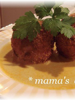 ココナッツカレーソースのライスコロッケ-レシピのメイン写真