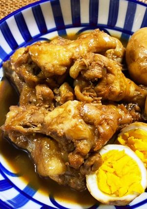 手羽元と卵のリンゴ酢煮-レシピのメイン写真