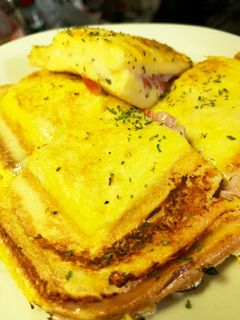 ホットサンドMでクロックムッシュ風パン-レシピのメイン写真