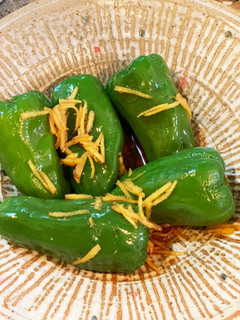 丸ごとピーマン 生姜煮-レシピのメイン写真