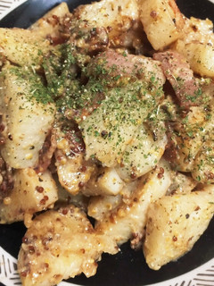 ながいものおつまみ・粒マスタード和え-レシピのメイン写真