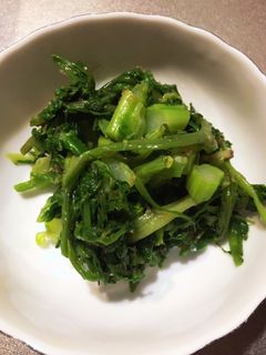 菜の花とセリのおかか和え-レシピのメイン写真